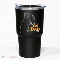 Best Cat Dad Ever Cat Daddy Father Cat Lovers Cat Dad Cute Gift Tumbler thumb 0