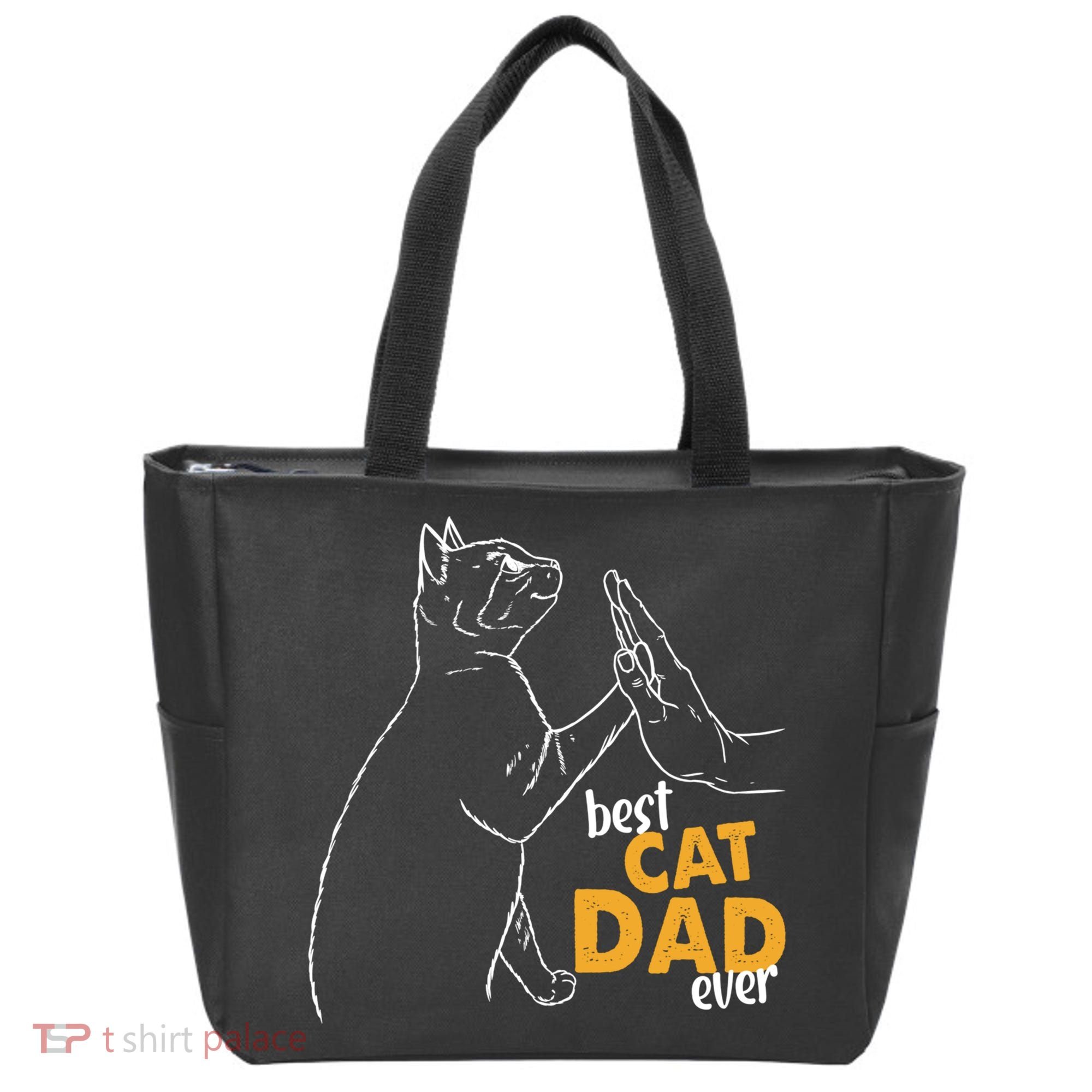 Best Cat Dad Ever Cat Daddy Father Cat Lovers Cat Dad Cute Gift Tote Bag