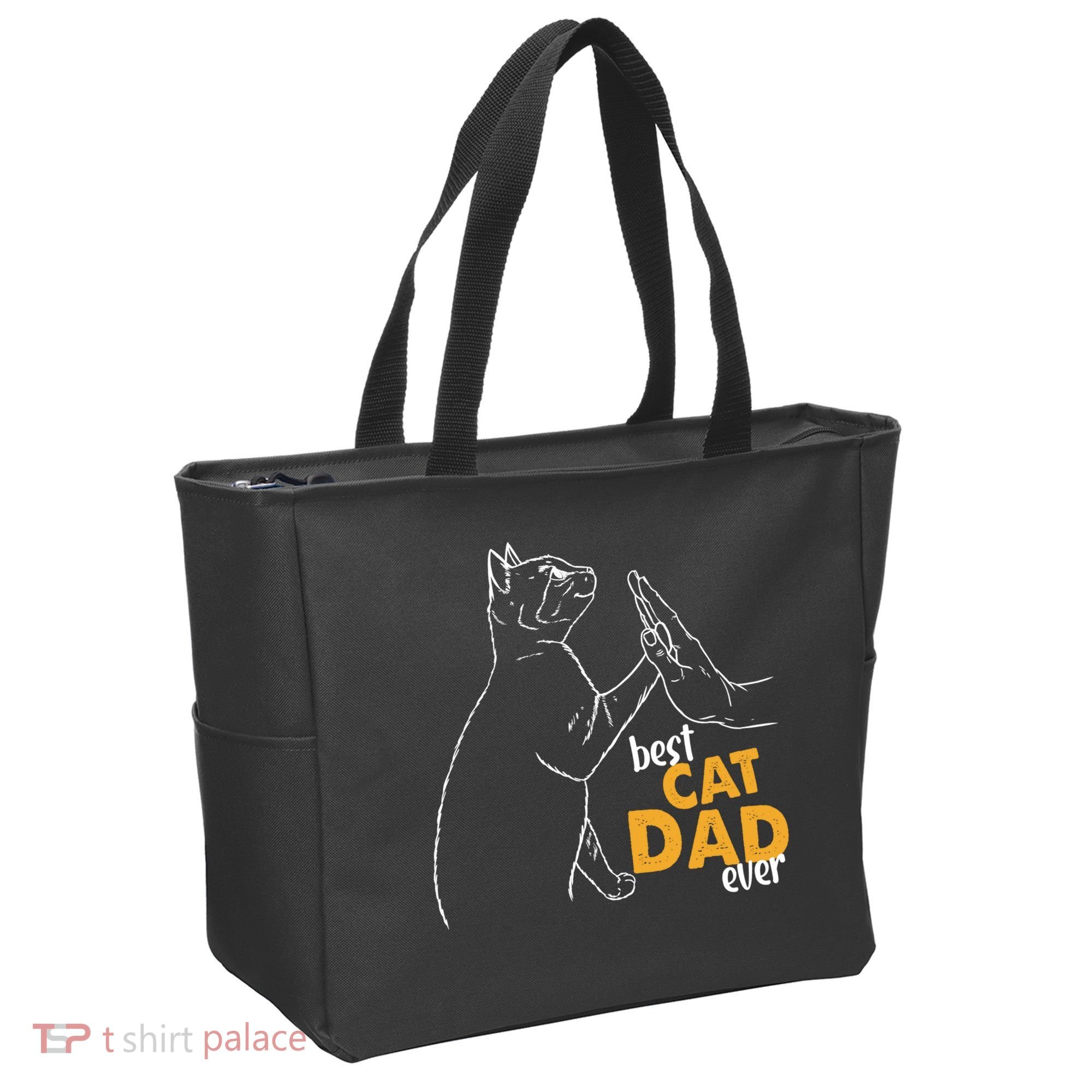 Best Cat Dad Ever Cat Daddy Father Cat Lovers Cat Dad Cute Gift Tote Bag