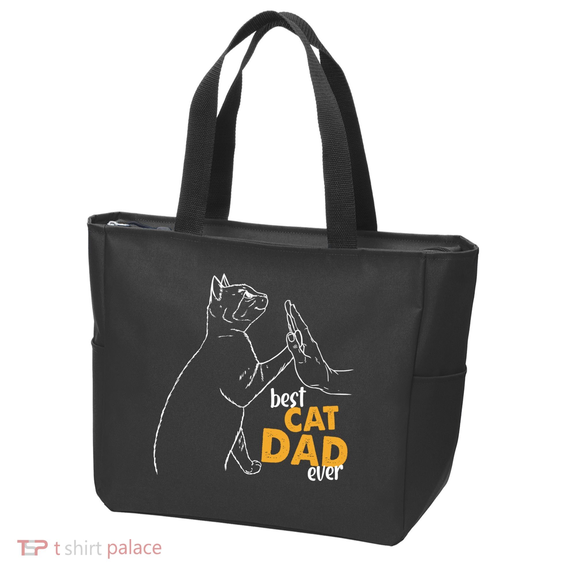 Best Cat Dad Ever Cat Daddy Father Cat Lovers Cat Dad Cute Gift Tote Bag