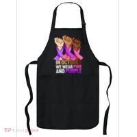 Breast Cancer Domestic Violence Awareness Purple Apron thumb 0