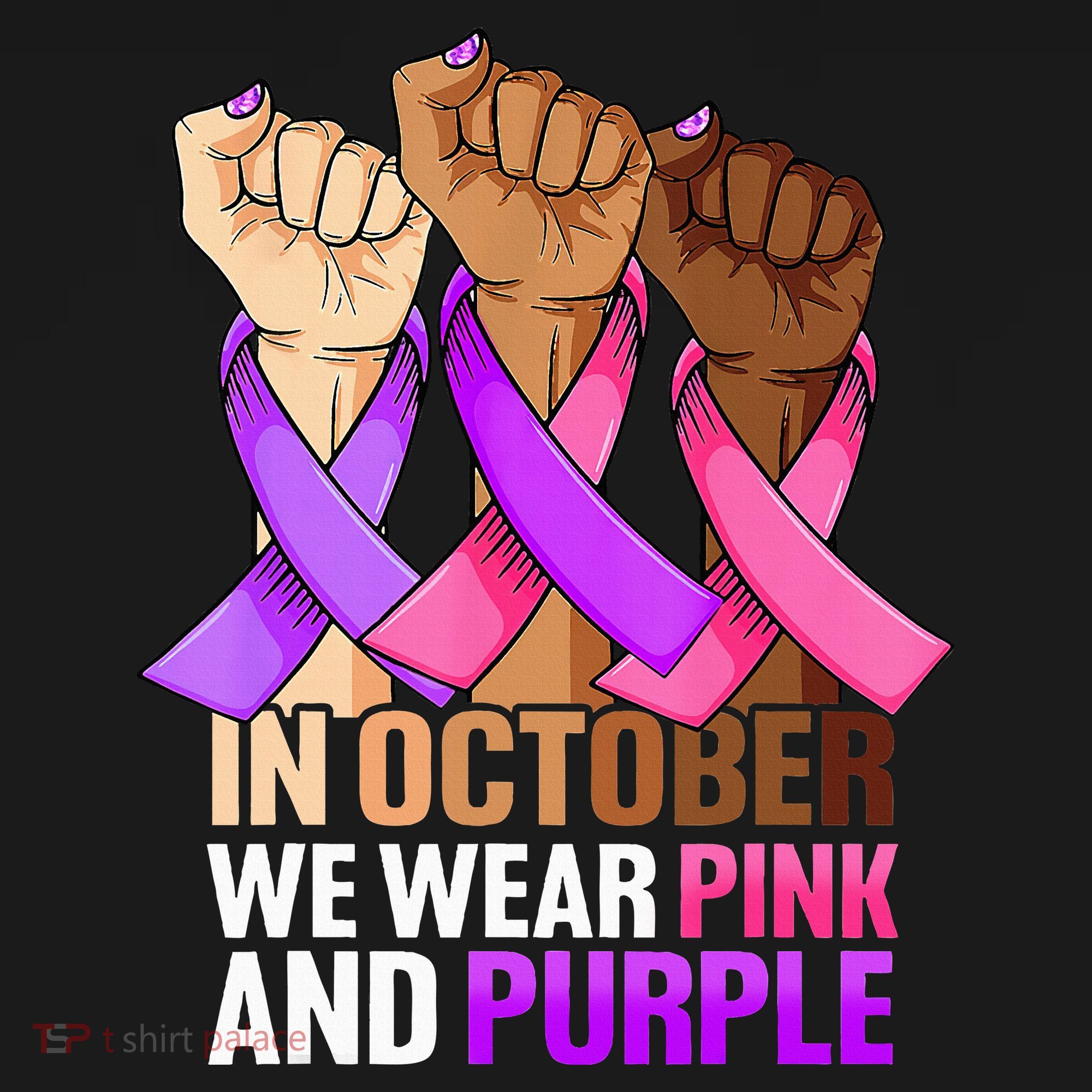 Breast Cancer Domestic Violence Awareness Purple Women's Hoodie