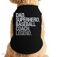 Baseball Coach Dad Doggie Tank thumb 0