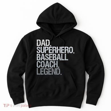 Baseball Coach Dad Hoodie