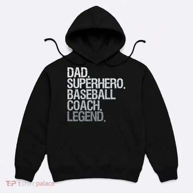 Baseball Coach Dad Hoodie