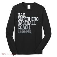 Baseball Coach Dad Long Sleeve Shirt thumb 0
