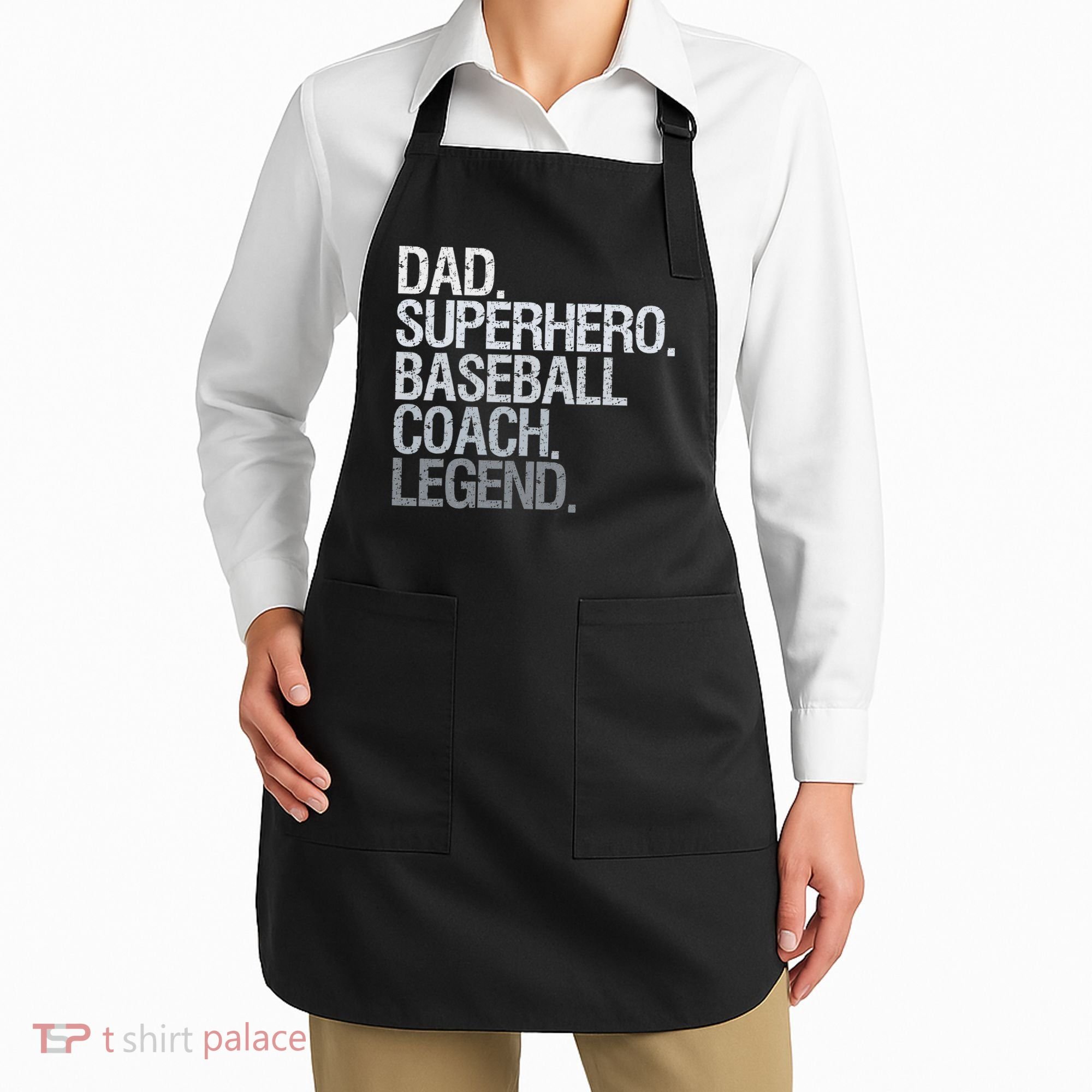 Baseball Coach Dad Apron