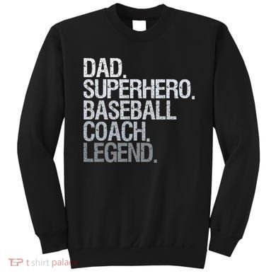 Baseball Coach Dad Sweatshirt