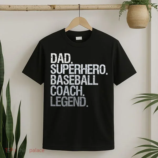 Baseball Coach Dad T-Shirt