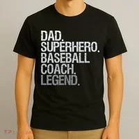 Baseball Coach Dad T-Shirt thumb 3