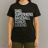 Baseball Coach Dad T-Shirt thumb 4