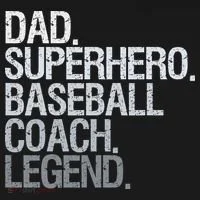 Baseball Coach Dad T-Shirt thumb 7