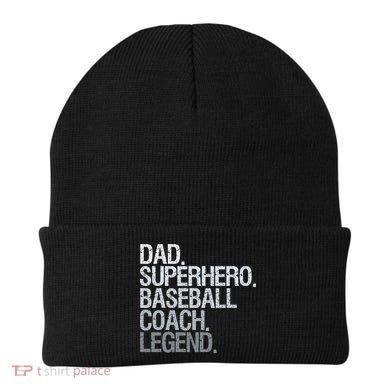 Baseball Coach Dad Beanie