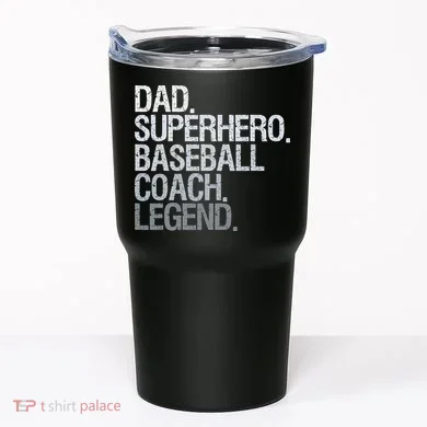Baseball Coach Dad Tumbler