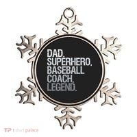 Baseball Coach Dad Ornament thumb 0