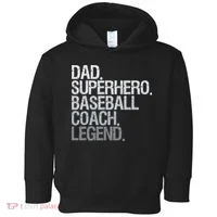 Baseball Coach Dad Toddler Hoodie thumb 0