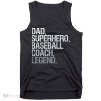 Baseball Coach Dad Tank Top thumb 0