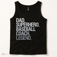 Baseball Coach Dad Tank Top thumb 2