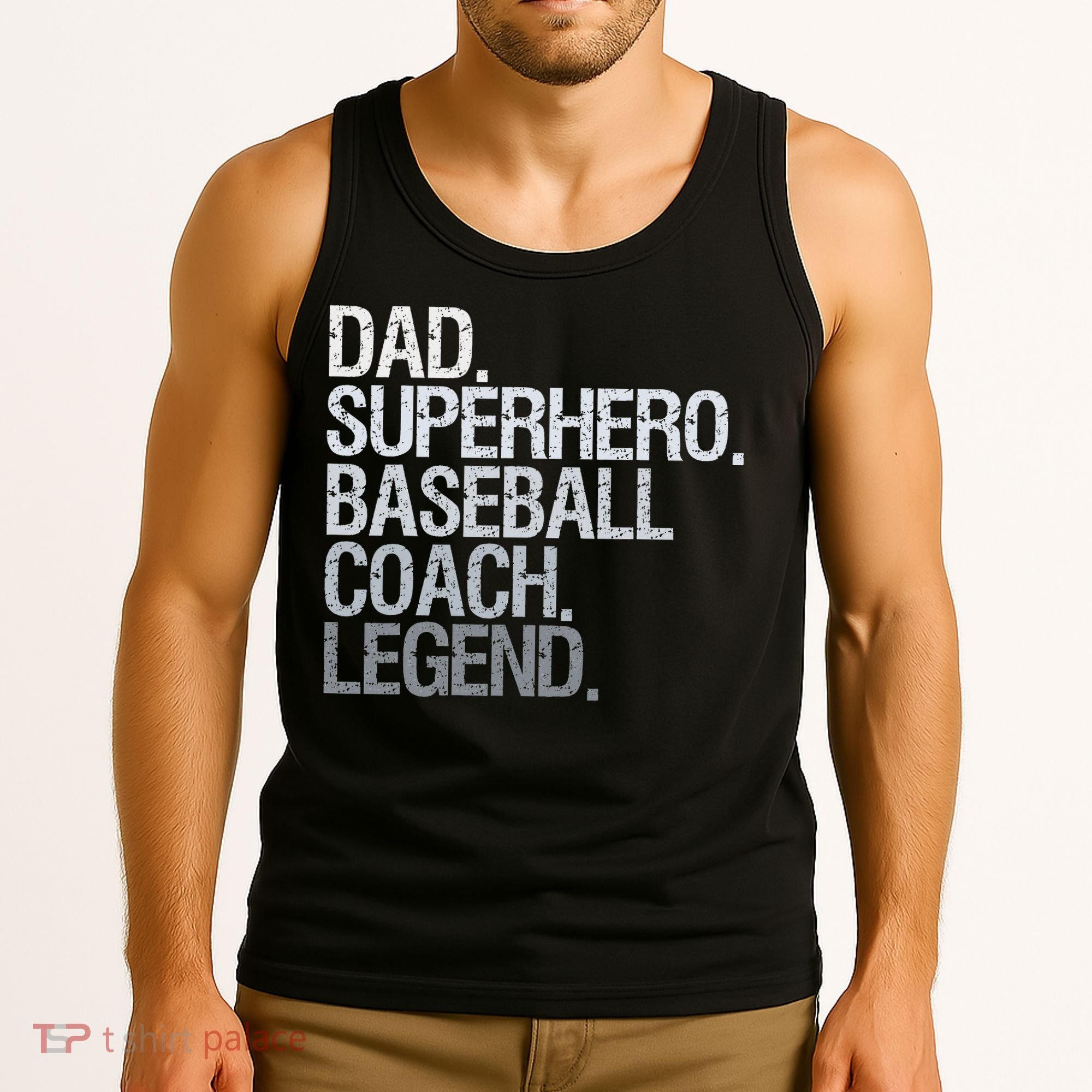 Baseball Coach Dad Tank Top