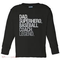 Baseball Coach Dad Toddler Long Sleeve thumb 0