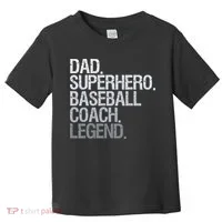 Baseball Coach Dad Toddler T-Shirt thumb 0