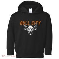 Bull City Durham Nc 919 North Carolina Bull Head Toddler Hoodie thumb 0