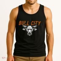 Bull City Durham Nc 919 North Carolina Bull Head Tank Top thumb 3