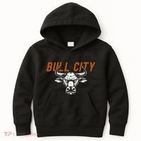 Bull City Durham Nc 919 North Carolina Bull Head Kids Hoodie thumb 0