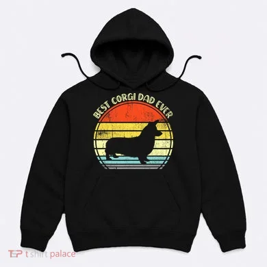 Best Corgi Dad Ever Design Hoodie