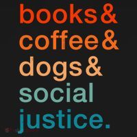 Books Coffee Dogs Social Justice Gift Women's Hoodie thumb 2