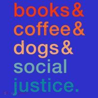 Books Coffee Dogs Social Justice Gift Sweatshirt thumb 3