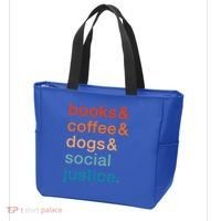 Books Coffee Dogs Social Justice Gift Tote Bag thumb 3