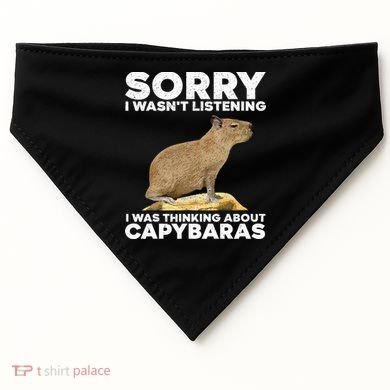 Best Capybara Design For Pet Rodent Capybara USA-Made Doggie Bandana