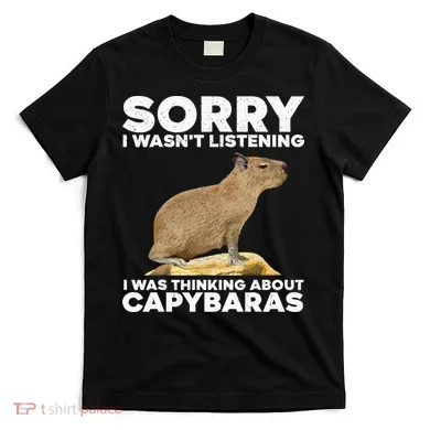 Best Capybara Design For Pet Rodent Capybara T-Shirt