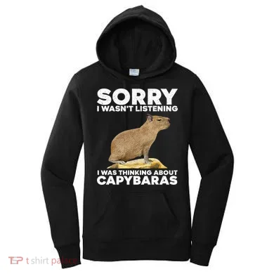 Best Capybara Design For Pet Rodent Capybara Women's Hoodie