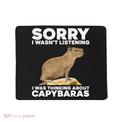 Best Capybara Design For Pet Rodent Capybara Mousepad