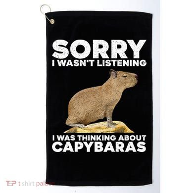 Best Capybara Design For Pet Rodent Capybara Golf Towel