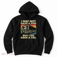 Best Cdl Driver Art Trucker Cdl Truck Driver Hoodie thumb 0