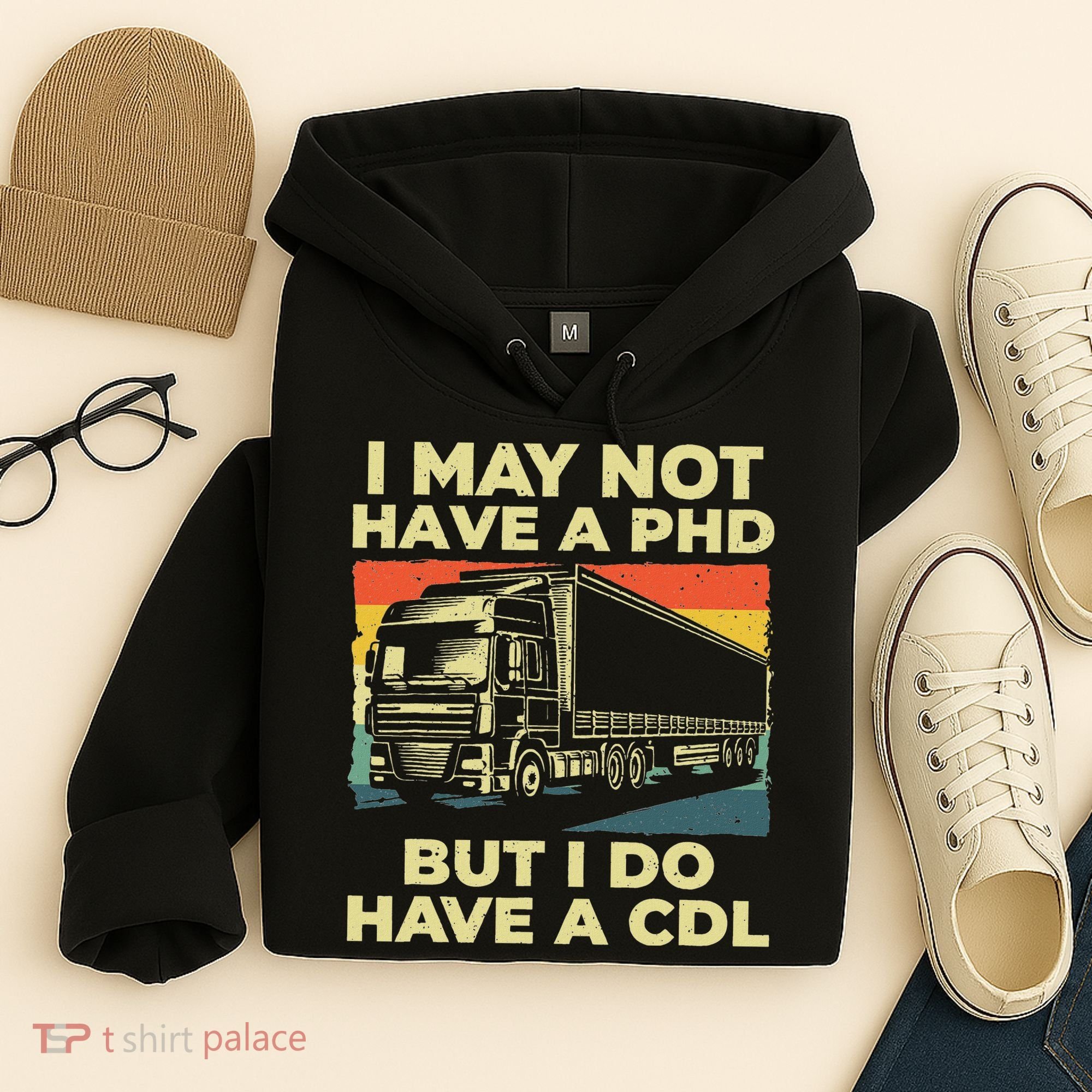 Best Cdl Driver Art Trucker Cdl Truck Driver Hoodie