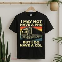 Best Cdl Driver Art Trucker Cdl Truck Driver T-Shirt thumb 2