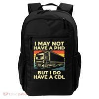 Best Cdl Driver Art Trucker Cdl Truck Driver Backpack thumb 0