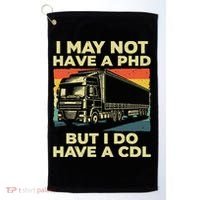 Best Cdl Driver Art Trucker Cdl Truck Driver Golf Towel thumb 0