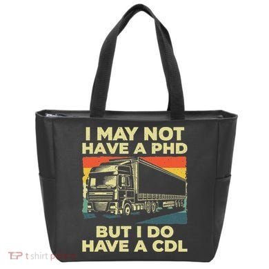 Best Cdl Driver Art Trucker Cdl Truck Driver Tote Bag