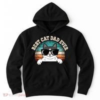 Best Cat Dad Ever Cat Lover Cat Owner Hoodie thumb 0