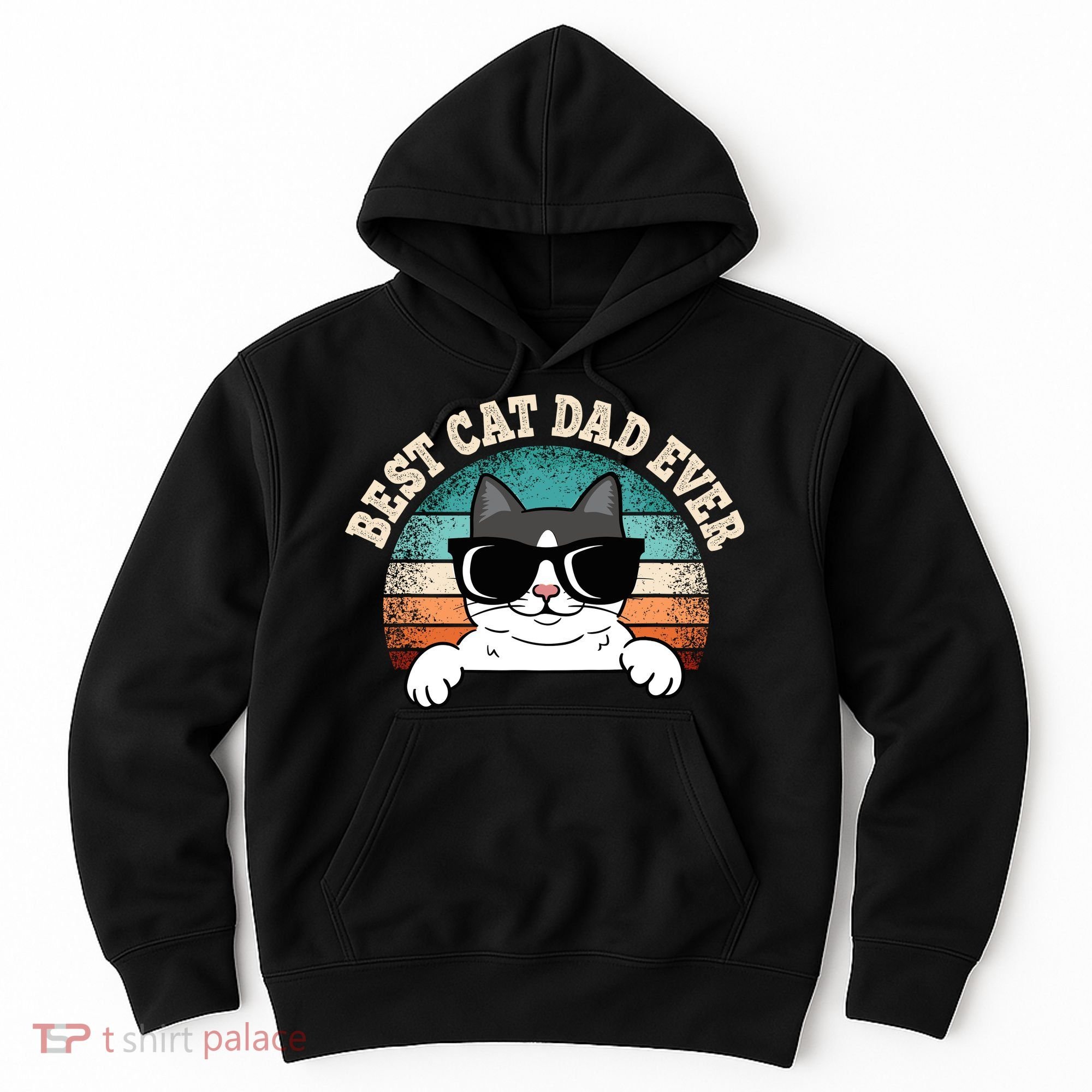 Best Cat Dad Ever Cat Lover Cat Owner Hoodie