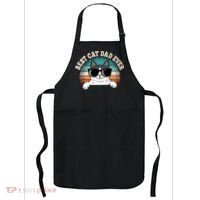 Best Cat Dad Ever Cat Lover Cat Owner Apron thumb 0