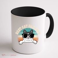 Best Cat Dad Ever Cat Lover Cat Owner Coffee Mug thumb 1