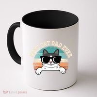 Best Cat Dad Ever Cat Lover Cat Owner Coffee Mug thumb 0