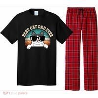Best Cat Dad Ever Cat Lover Cat Owner Pajama Set thumb 0