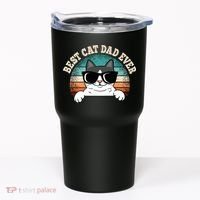 Best Cat Dad Ever Cat Lover Cat Owner Tumbler thumb 0